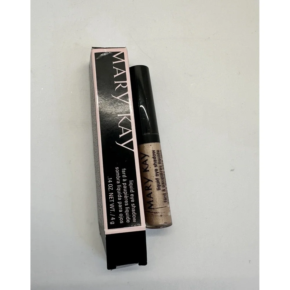 MARY KAY LIQUID EYE‎ SHADOW LIGHT BEAM And Black Eyeliner